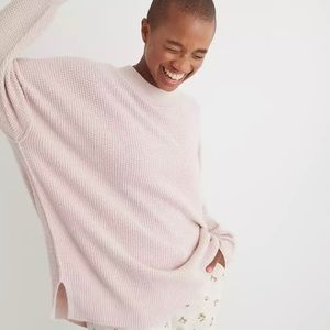 Aerie Waffle Oversized Crew Sweater